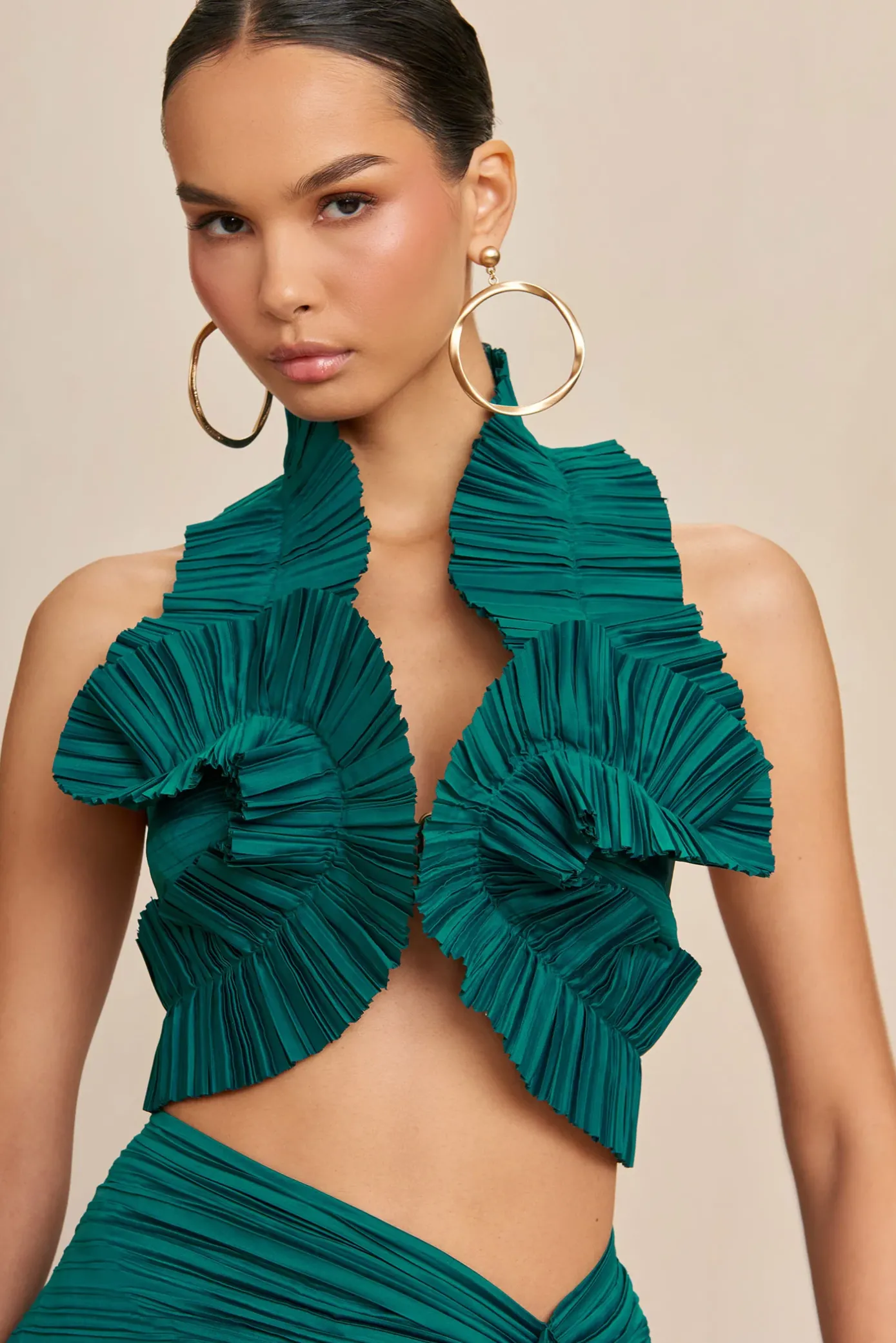 Cult Gaia Sets|Tops>ADILIA TOP - Seamoss