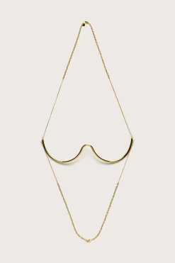 Cult Gaia Body Jewelry|Jewelry>ASHA BRALETTE CHAIN - Gold