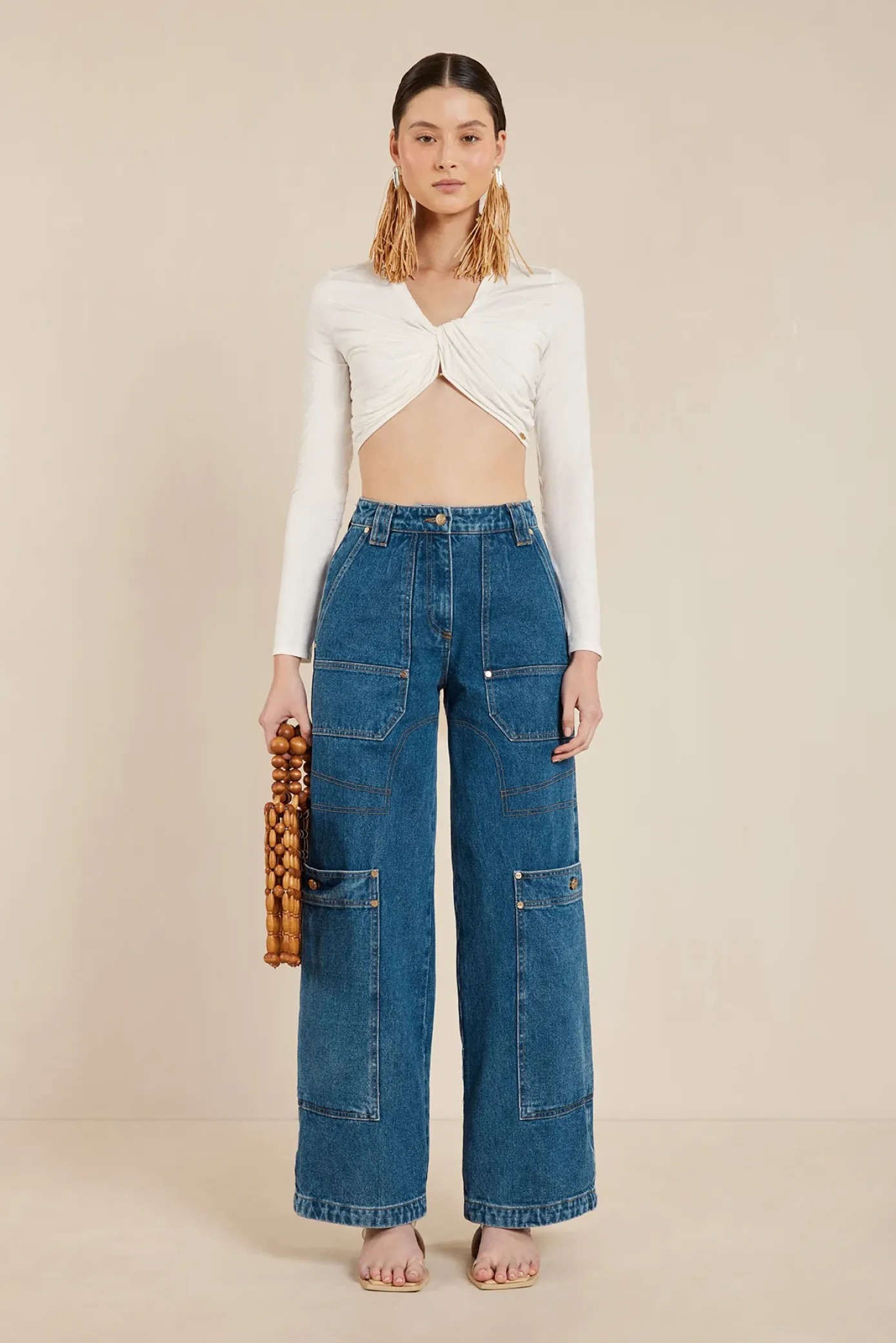 Cult Gaia Tops>AVANI TOP - Off White