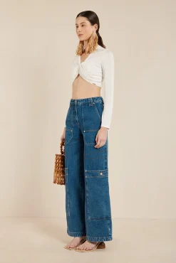 Cult Gaia Tops>AVANI TOP - Off White