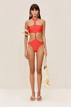 Cult Gaia One Pieces>CAITRIONA ONE PIECE - Lollipop
