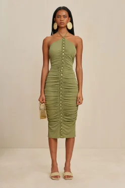 Cult Gaia Dresses>CALIAN DRESS - Tea