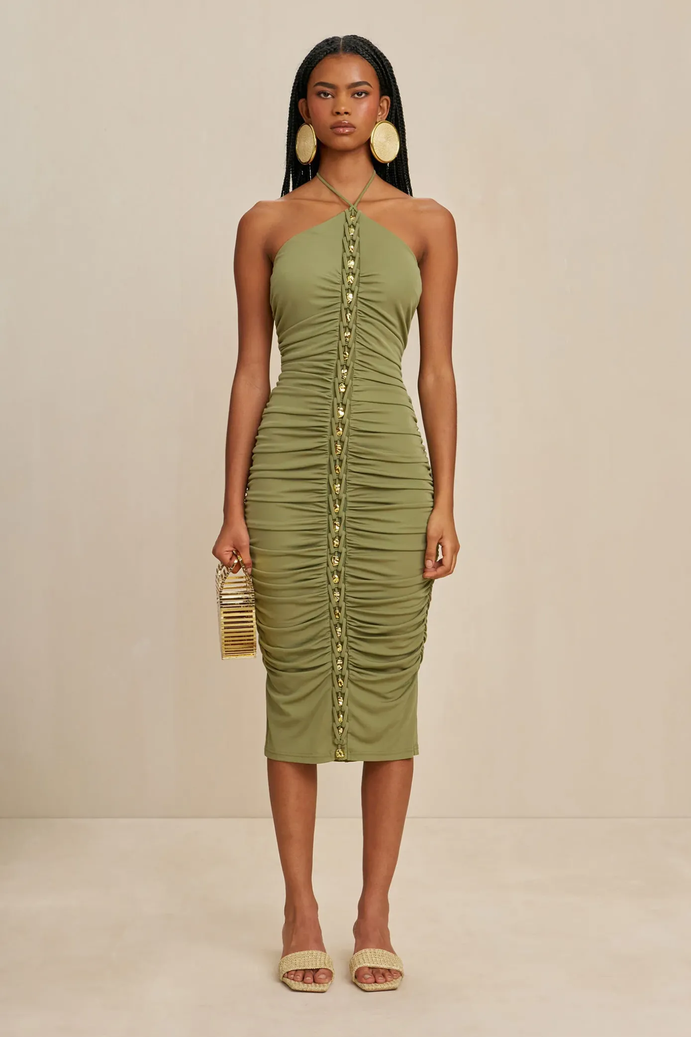 Cult Gaia Dresses>CALIAN DRESS - Tea