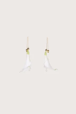 Cult Gaia Earrings>CALLA EARRING - White