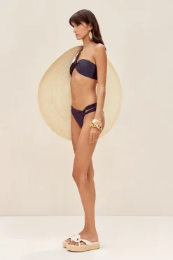 Cult Gaia Bikinis>CHARMAINE BIKINI BOTTOM - Evening Blue