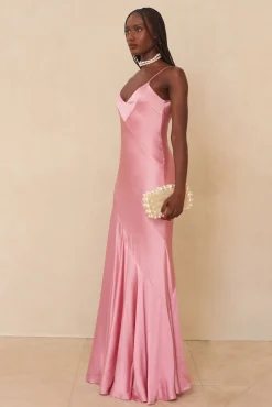 Cult Gaia Gowns>CRISSY GOWN - Shell Pink