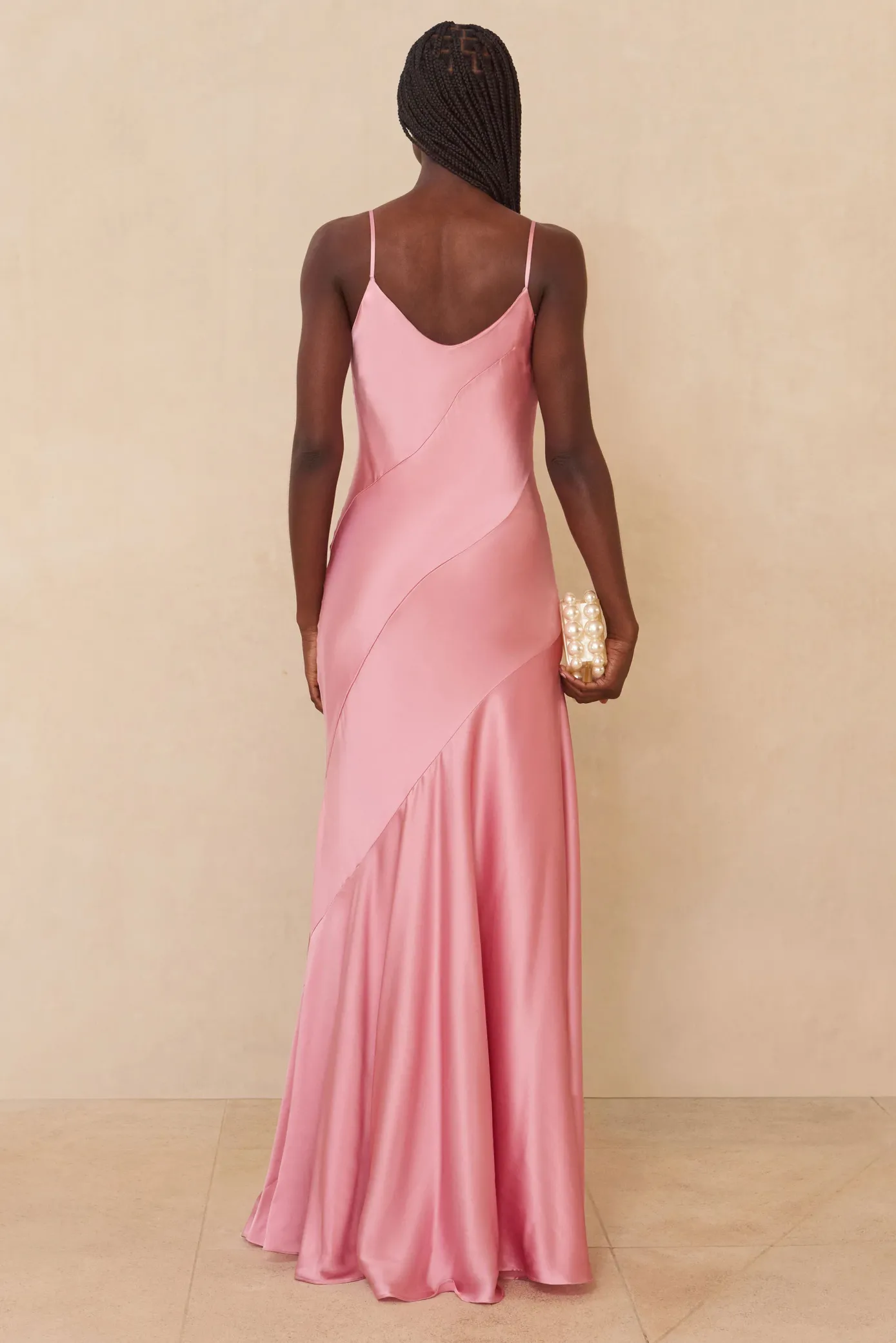 Cult Gaia Gowns>CRISSY GOWN - Shell Pink