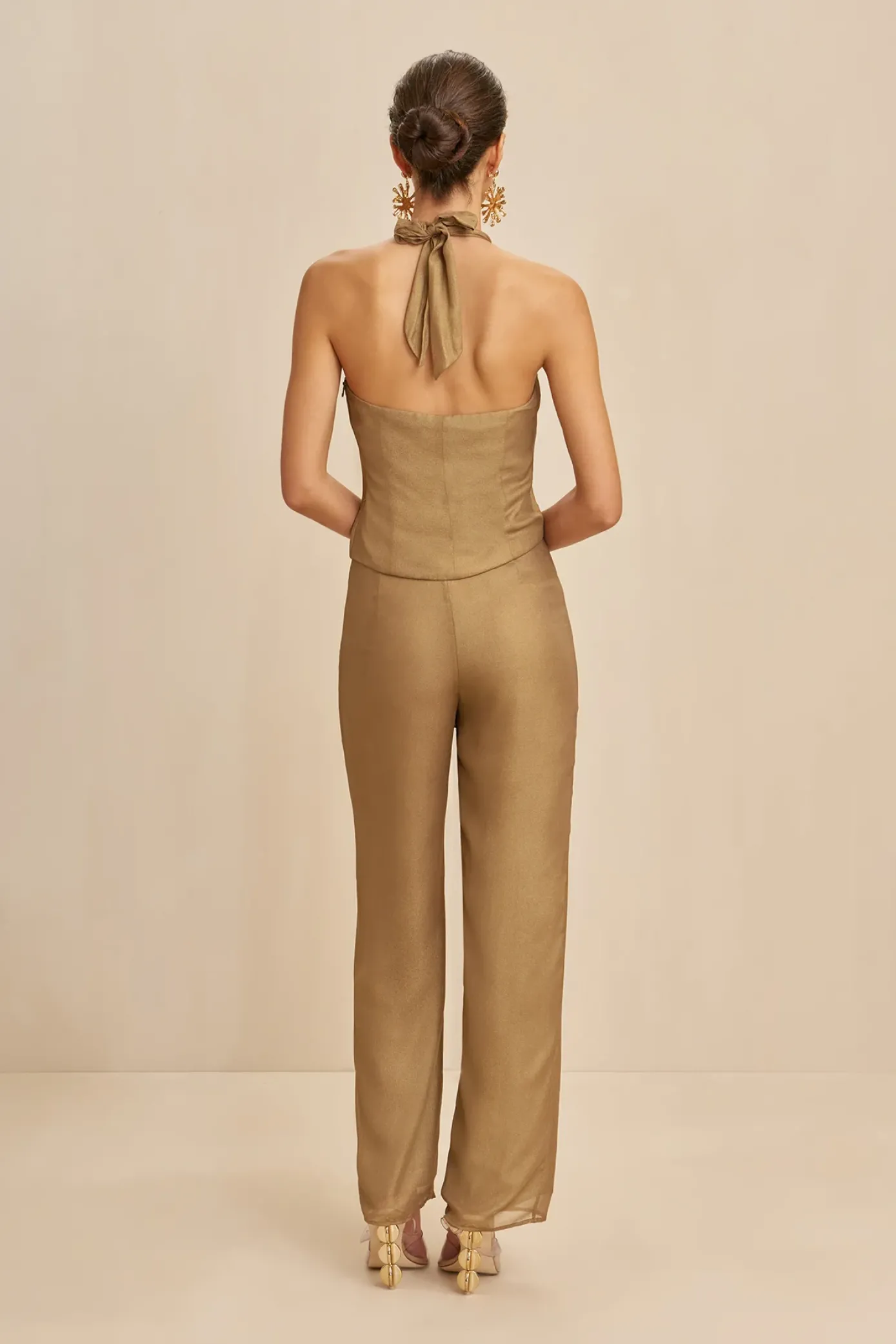 Cult Gaia Tops>CUMA TOP - Gold