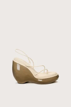 Cult Gaia Shoes>DENALI WEDGE - Off White