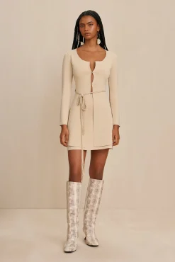 Cult Gaia Sets|Bottoms>DENISSE KNIT SKIRT - Beach