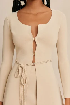 Cult Gaia Sets|Tops>DENNIE KNIT CARDIGAN - Beach