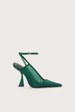 Cult Gaia Evening|Shoes>DIYA SLING BACK - MALACHITE