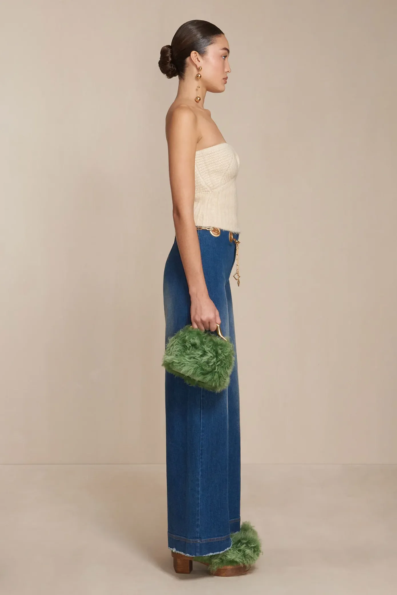 Cult Gaia Knits|Tops>ELLISON KNIT TOP - Off White