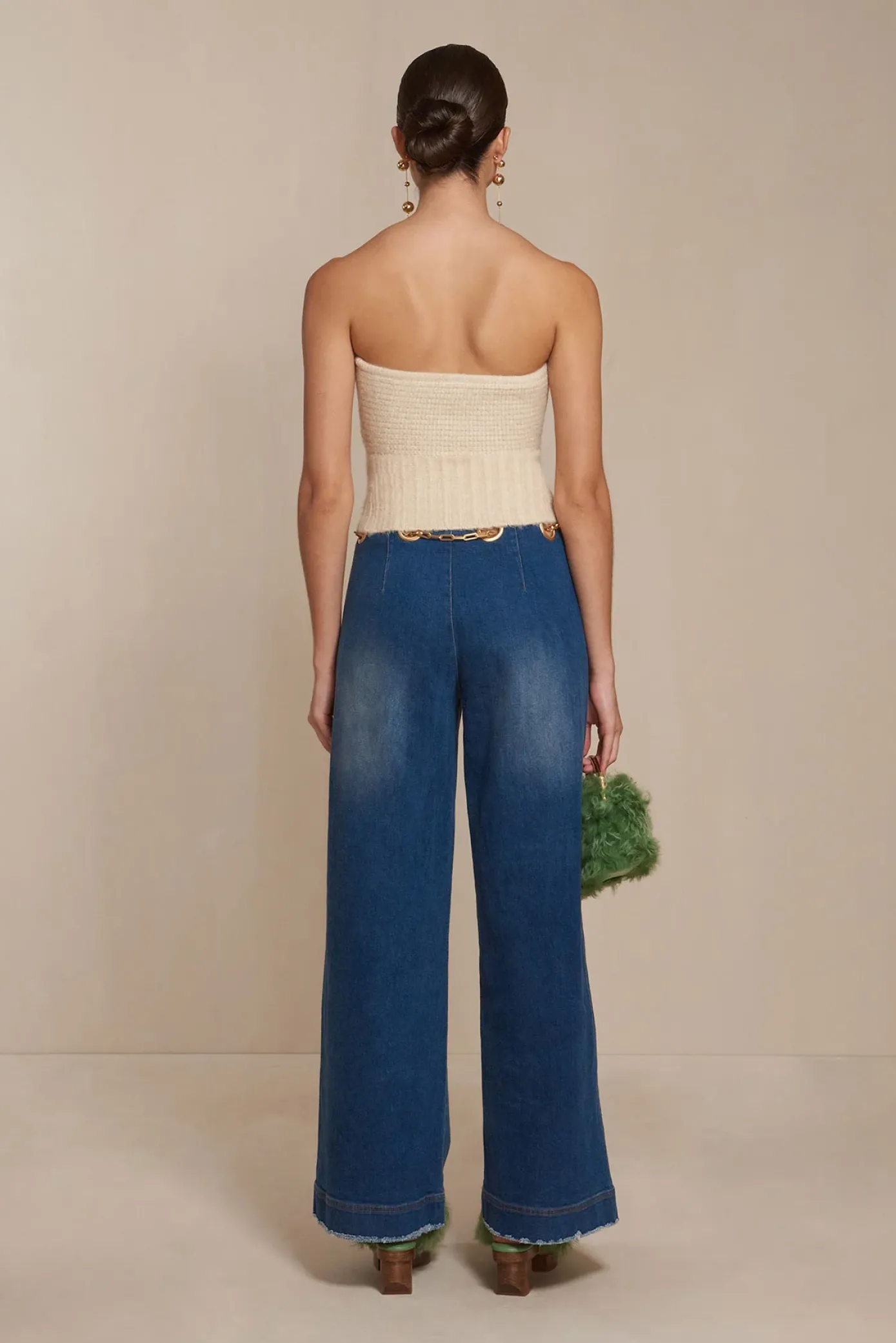 Cult Gaia Knits|Tops>ELLISON KNIT TOP - Off White
