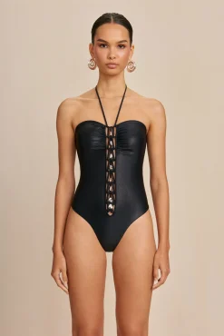 Cult Gaia One Pieces>ELORIE ONE PIECE - Black