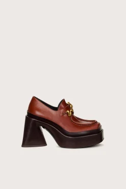 Cult Gaia Shoes|Platforms>ESA PLATFORM - Mahogany
