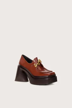 Cult Gaia Shoes|Platforms>ESA PLATFORM - Mahogany