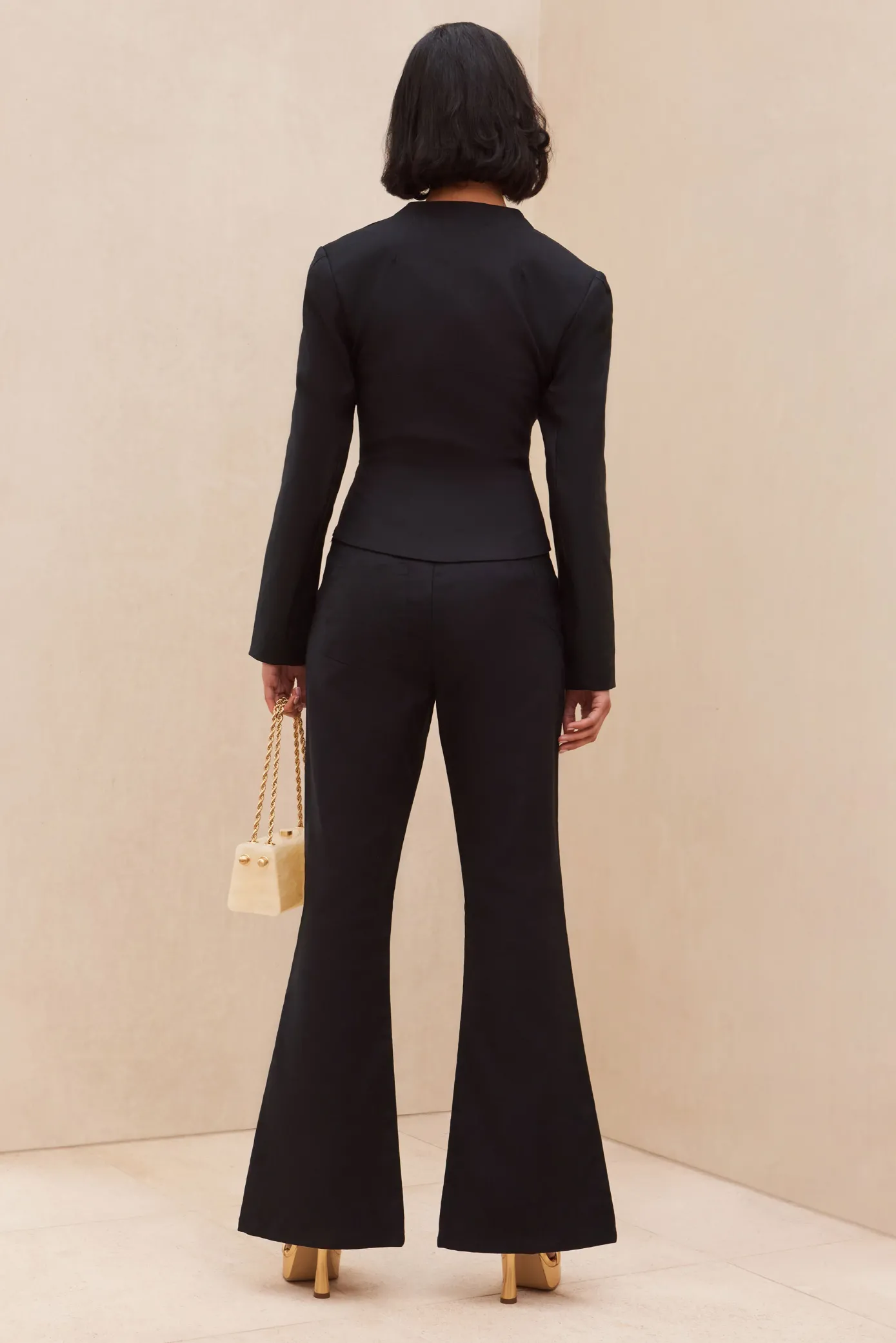 Cult Gaia Sets|Tops>GABBY BLAZER - Black