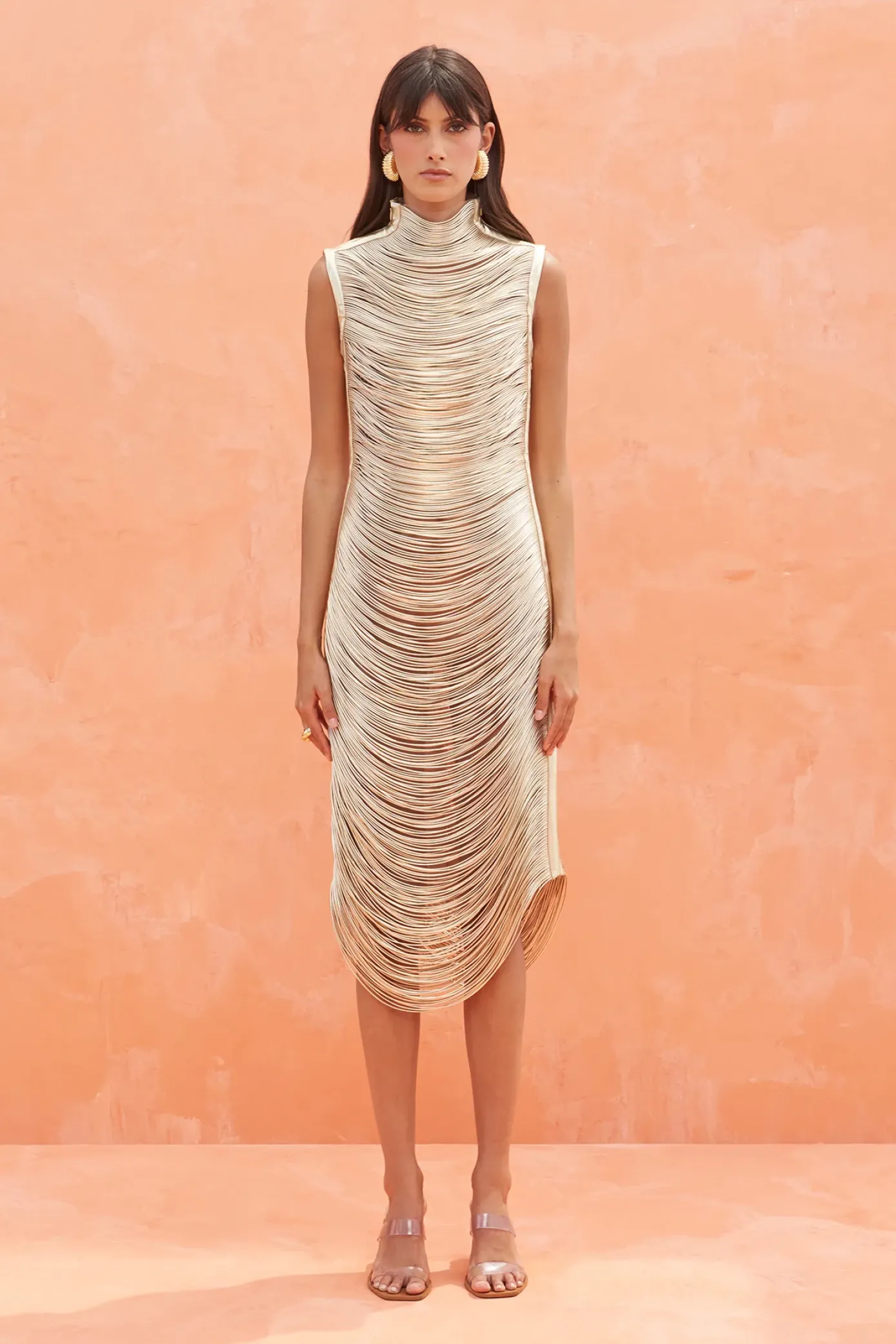Cult Gaia Dresses>HEIDI DRESS - Gold