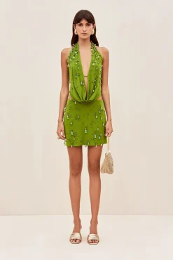 Cult Gaia Dresses>ISSEY DRESS - Olea