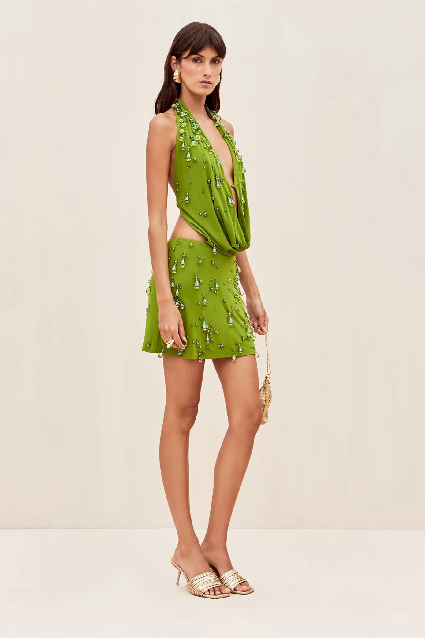 Cult Gaia Dresses>ISSEY DRESS - Olea