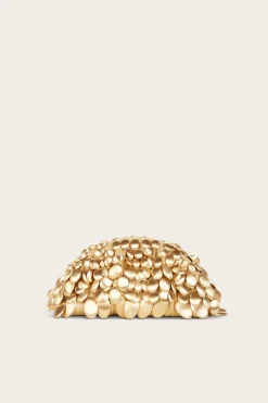 Cult Gaia Mini Bags|Clutches>JAALA MINI CLUTCH - Brushed Brass