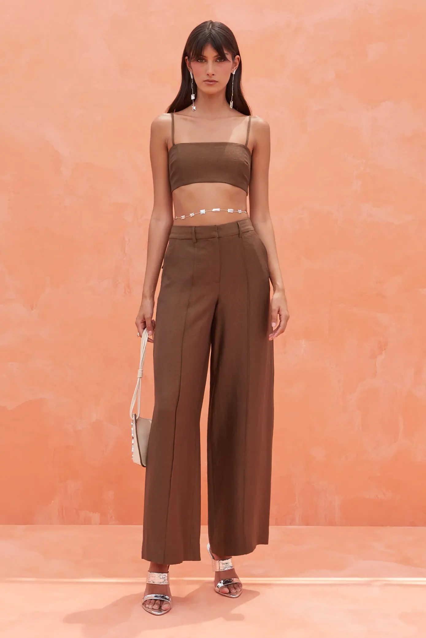 Cult Gaia Sets|Bottoms>JANINE PANT - Affogato