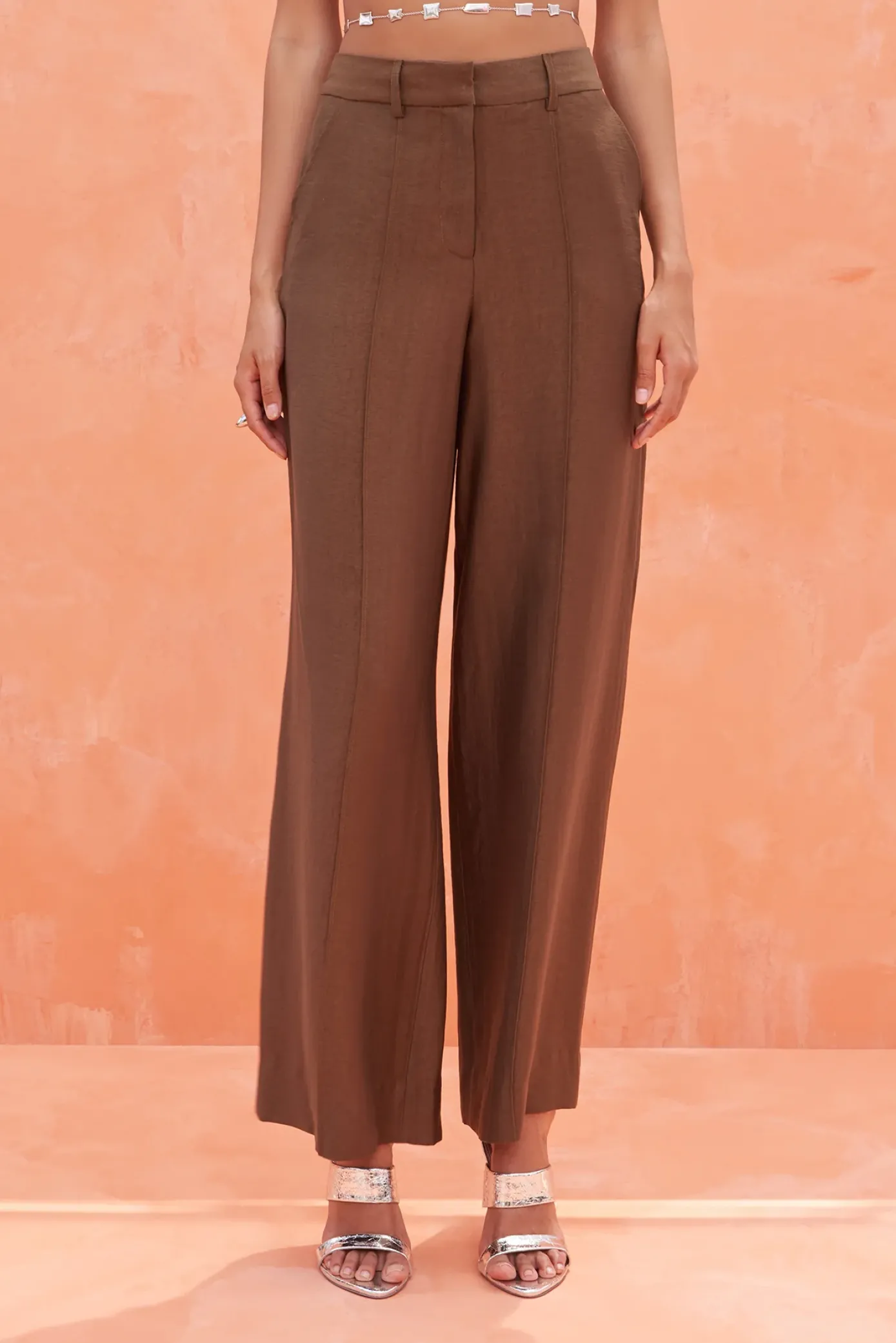 Cult Gaia Sets|Bottoms>JANINE PANT - Affogato