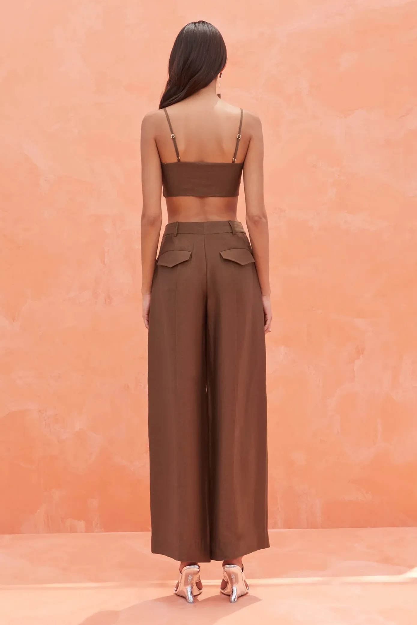Cult Gaia Sets|Bottoms>JANINE PANT - Affogato