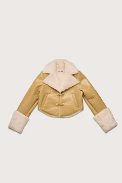 Cult Gaia Kids>JAY KIDS JACKET - Tawn