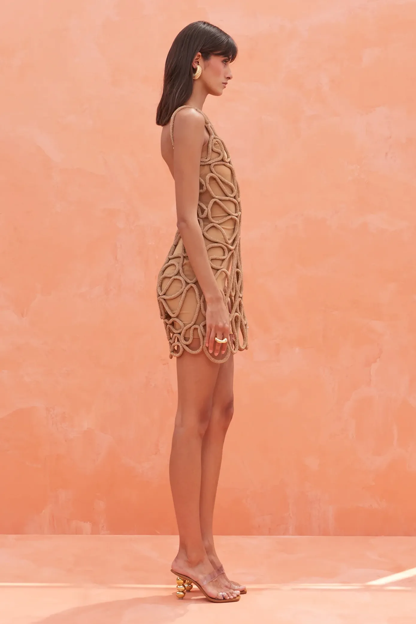 Cult Gaia Dresses>JEMIMA DRESS - Champagne