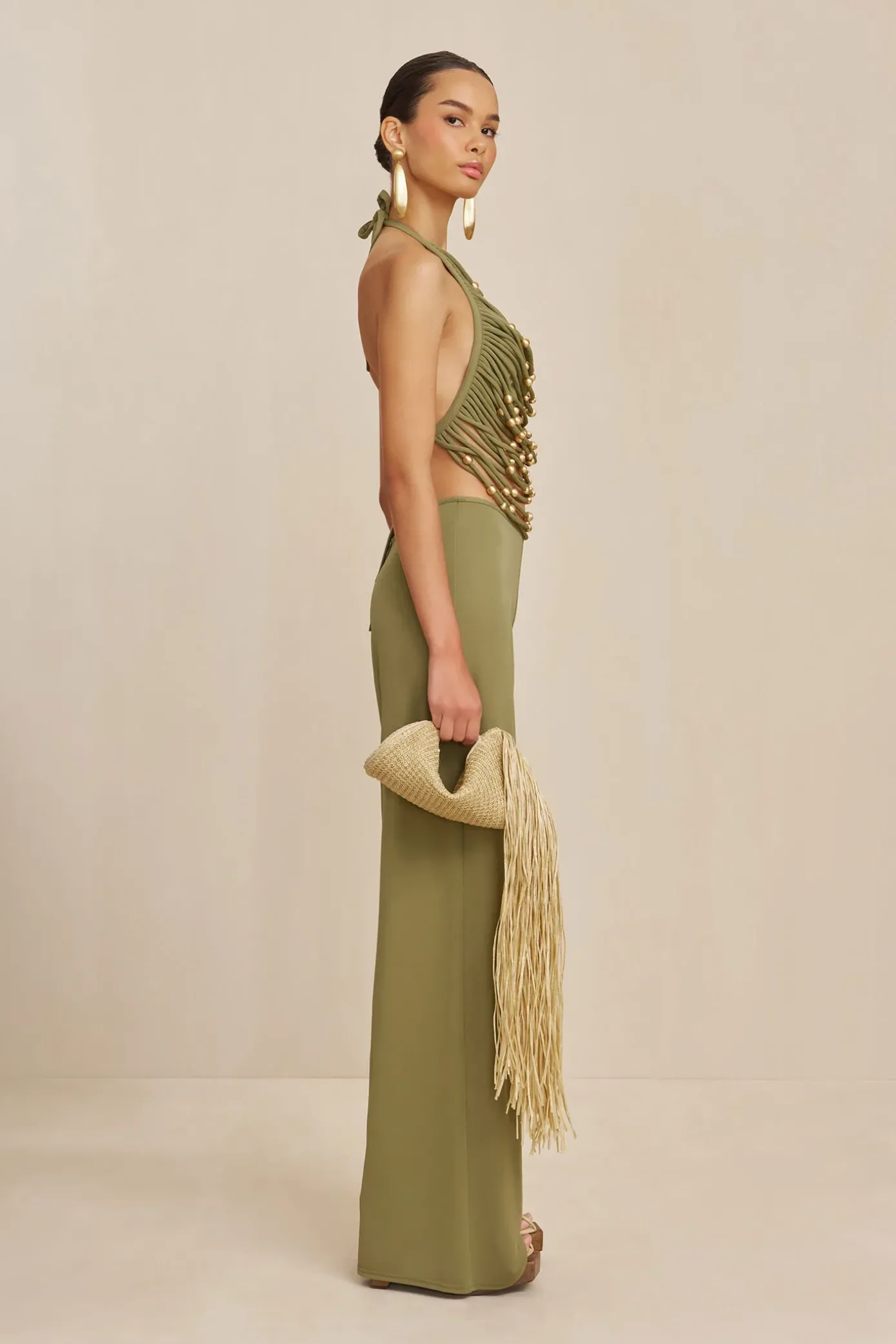 Cult Gaia Tops>JONNA TOP - Tea