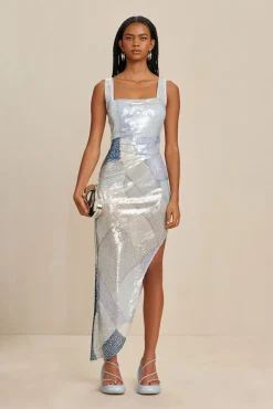 Cult Gaia Dresses>JUNIE DRESS - Blue Multi