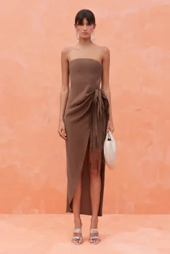 Cult Gaia Dresses>KELLI DRESS - Affogato