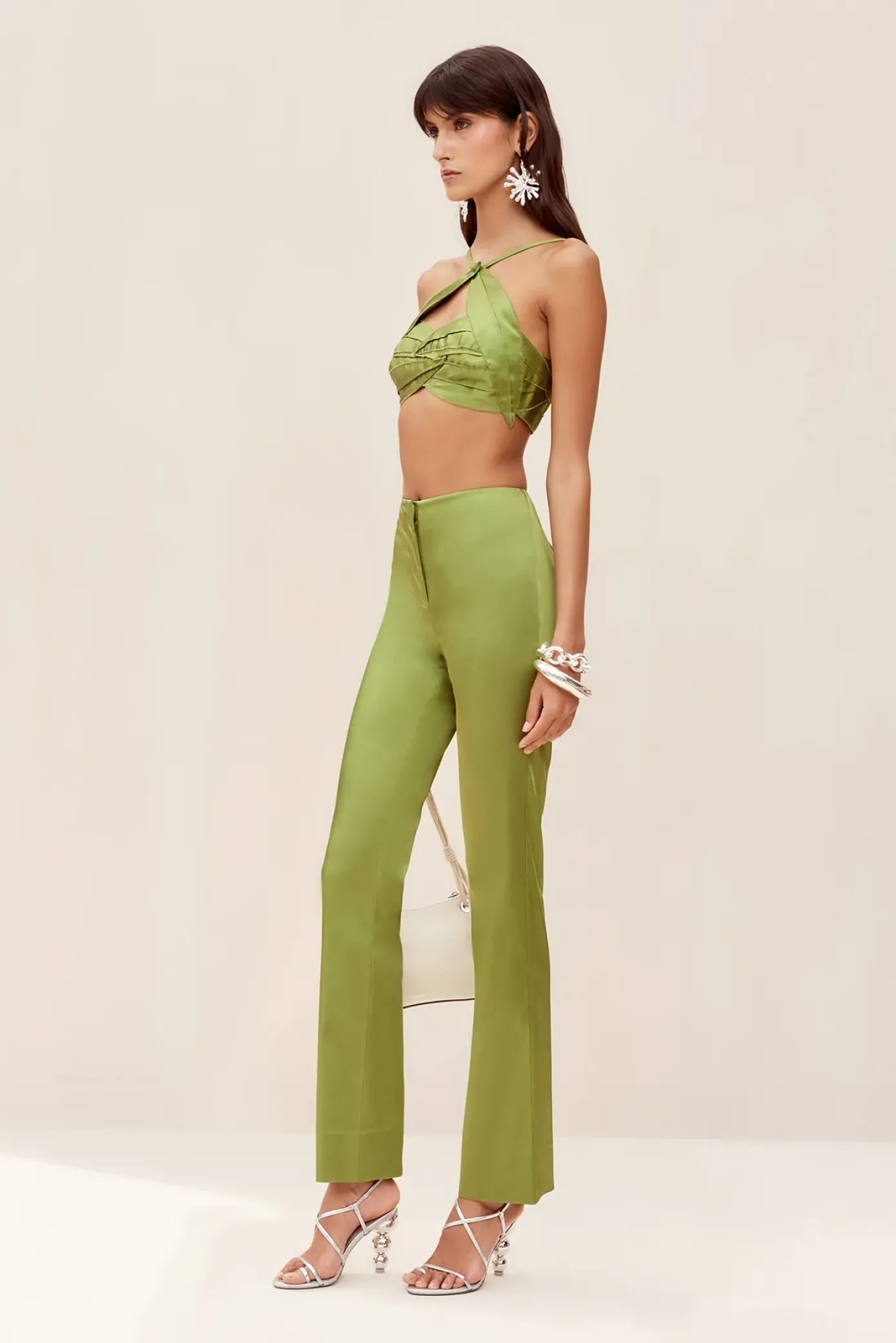 Cult Gaia Sets|Tops>LEONIL TOP - Olea