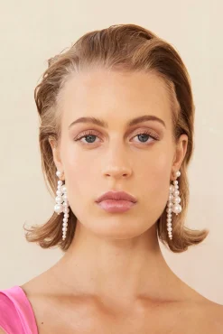 Cult Gaia Jewelry|Accessories>LORELI EARRING - Pearl
