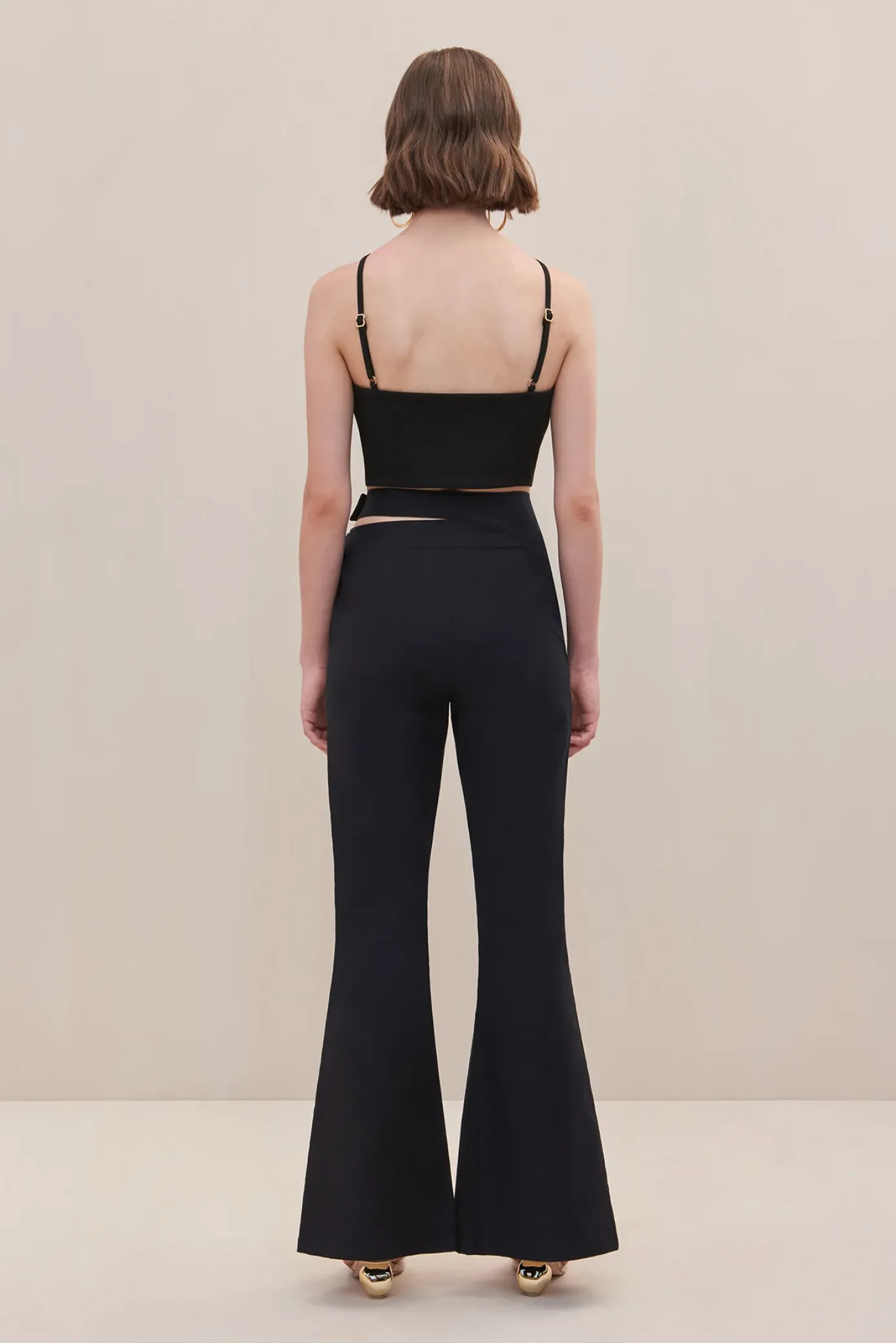Cult Gaia Sets|Tops>MADDIE TOP - Black