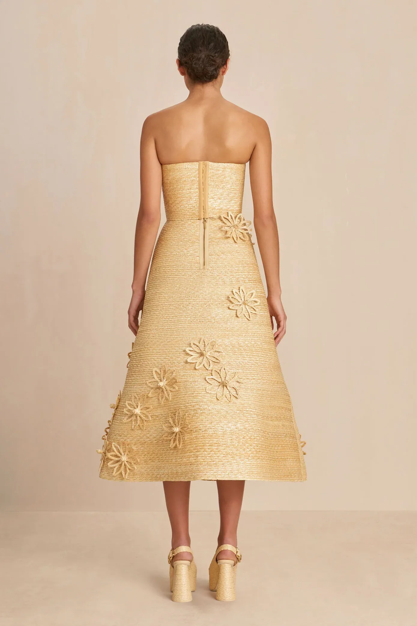 Cult Gaia Bottoms>OPHILE SKIRT - Natural
