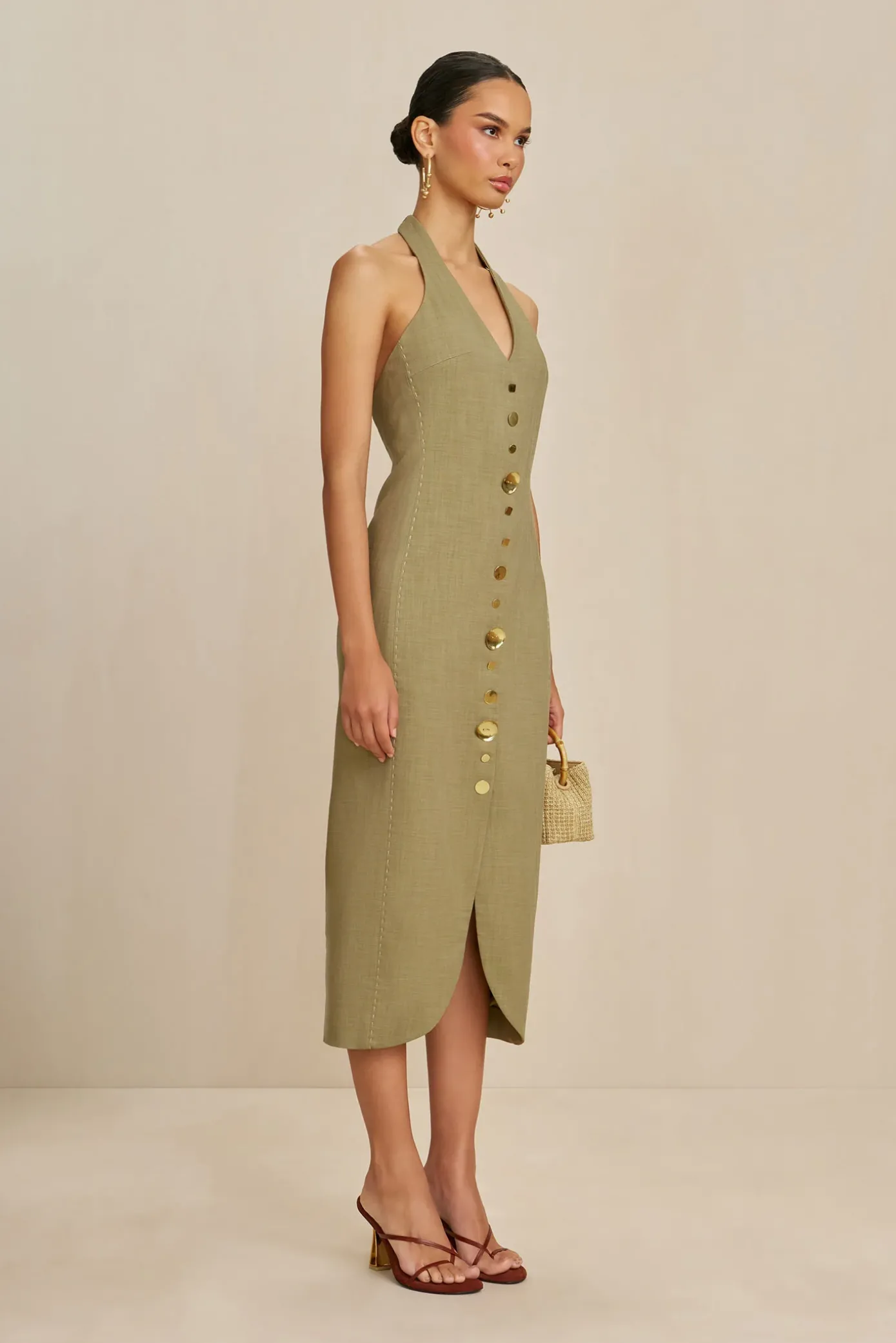 Cult Gaia Dresses>POE DRESS - Tea