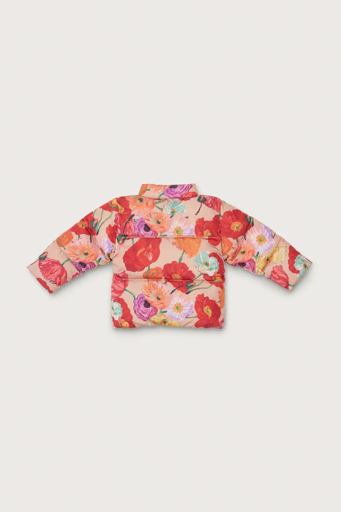 Cult Gaia Kids>POLINA BABY PUFFER - PAINTED FLORAL
