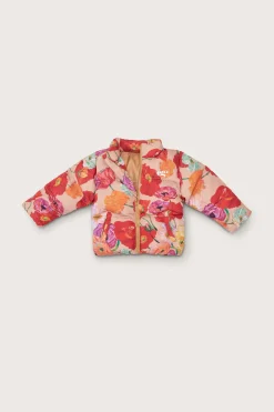 Cult Gaia Kids>POLINA KIDS PUFFER - PAINTED FLORAL