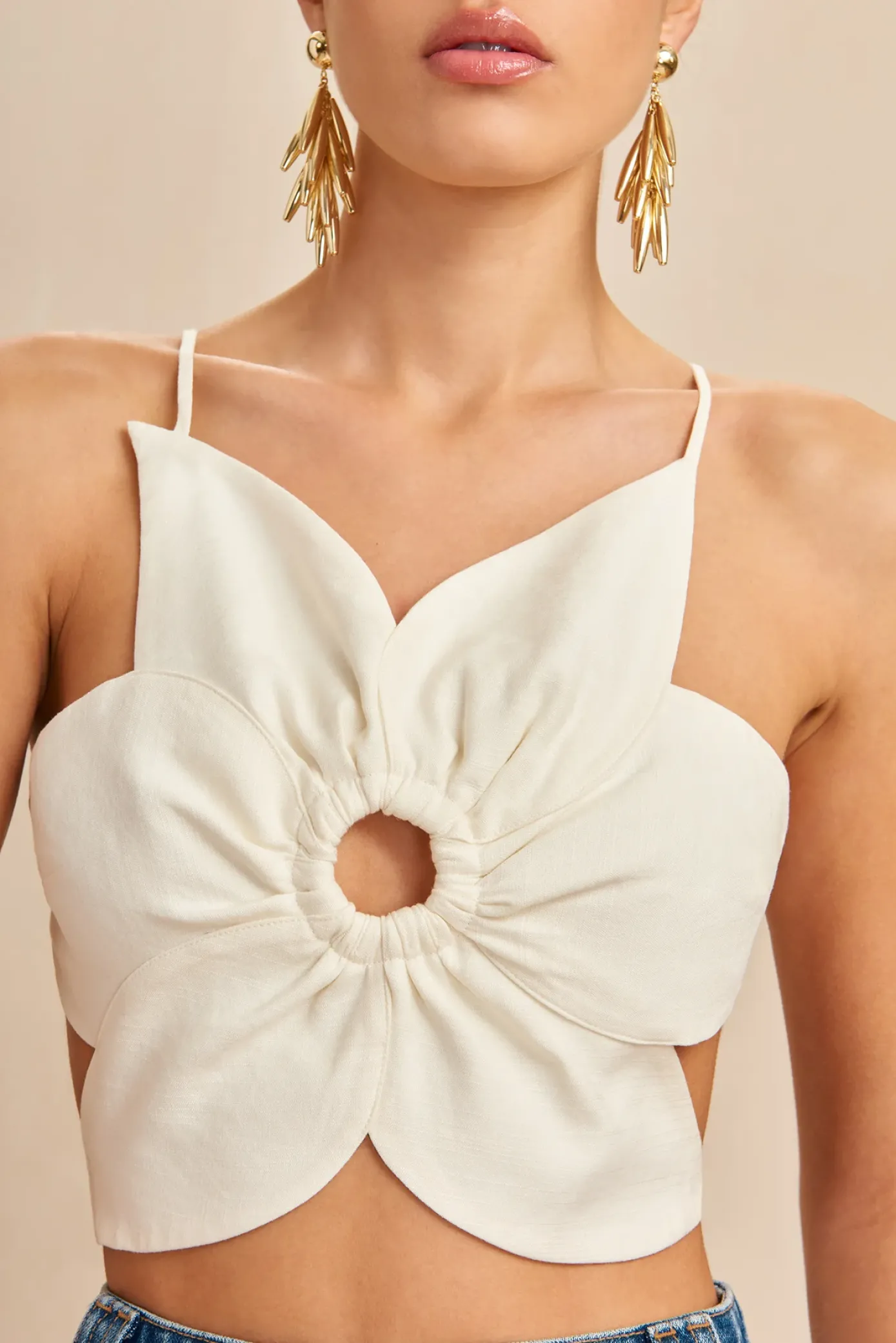 Cult Gaia Tops>RACHEL TOP - Off White