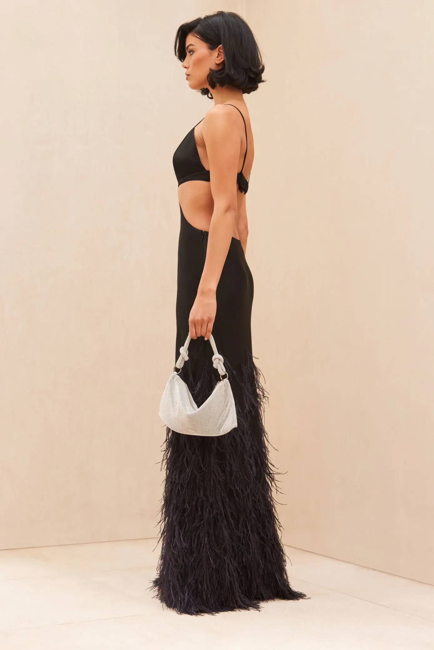 Cult Gaia Gowns>RAISA GOWN - Black