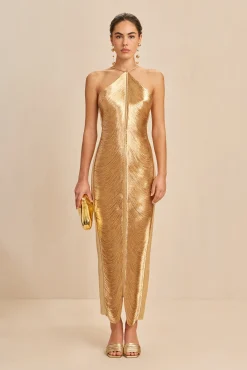 Cult Gaia Gowns>RENATA GOWN - Gold