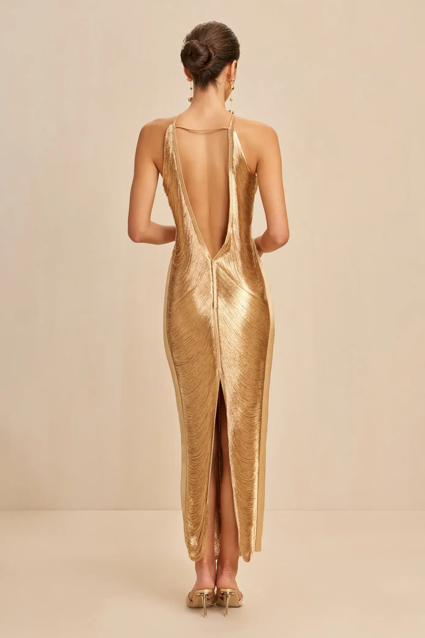 Cult Gaia Gowns>RENATA GOWN - Gold