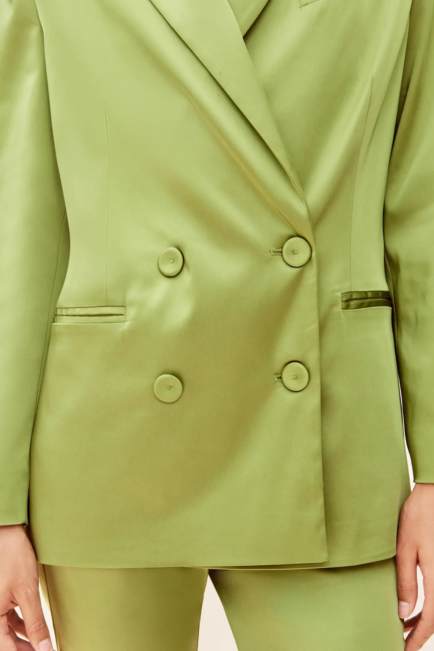 Cult Gaia Outerwear|Sets>RENE JACKET - Olea