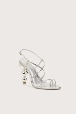 Cult Gaia Evening|Sandals>ROBYN SANDAL - Silver