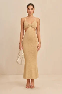 Cult Gaia Knits>SERITA DRESS - Sand