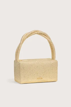 Cult Gaia Mini Bags>SIENNA MINI BAG - Shiny Brass