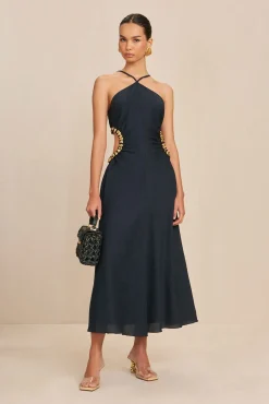 Cult Gaia Dresses>SILVIA DRESS - Black